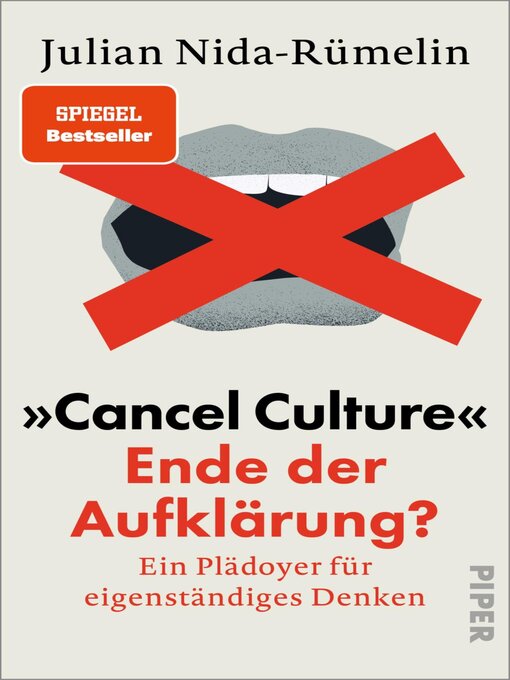 Title details for »Cancel Culture« – Ende der Aufklärung? by Julian Nida-Rümelin - Wait list